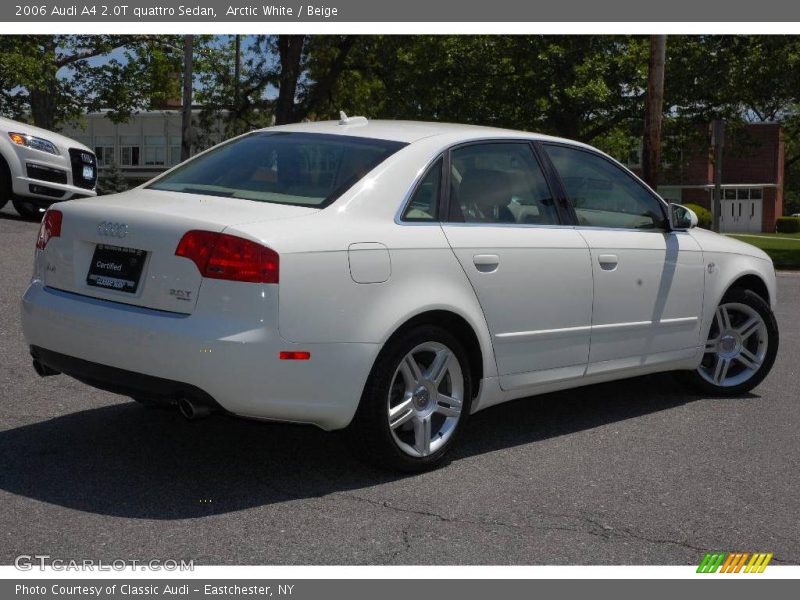 Arctic White / Beige 2006 Audi A4 2.0T quattro Sedan