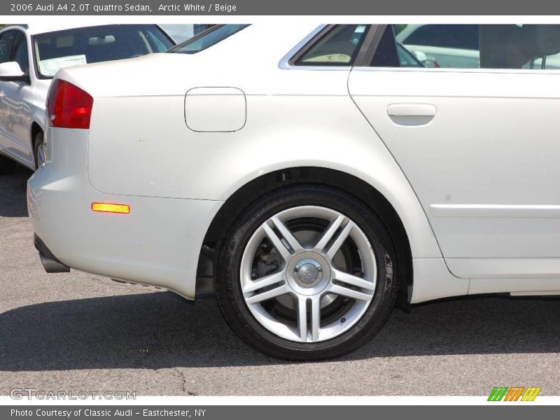 Arctic White / Beige 2006 Audi A4 2.0T quattro Sedan
