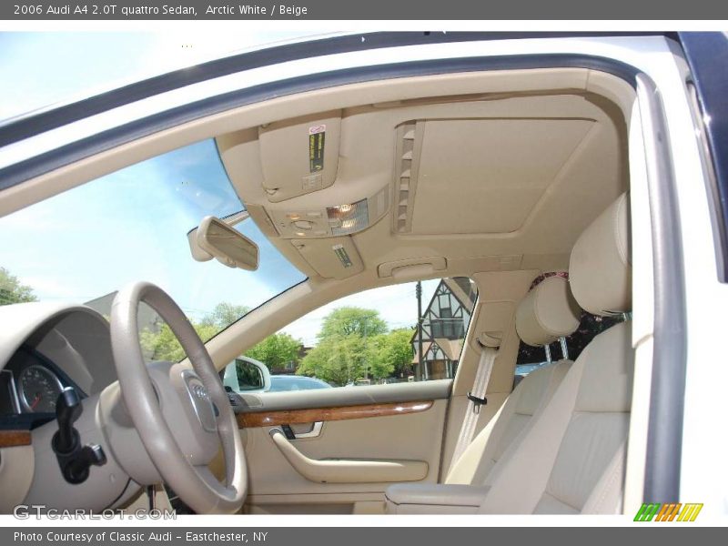 Arctic White / Beige 2006 Audi A4 2.0T quattro Sedan