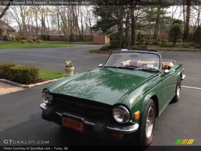British Racing Green / Beige 1976 Triumph TR6 Roadster