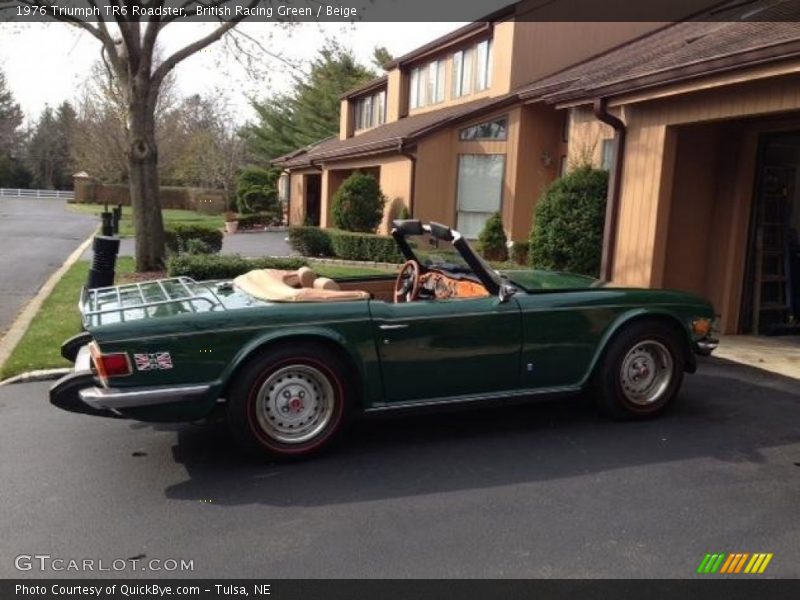 British Racing Green / Beige 1976 Triumph TR6 Roadster