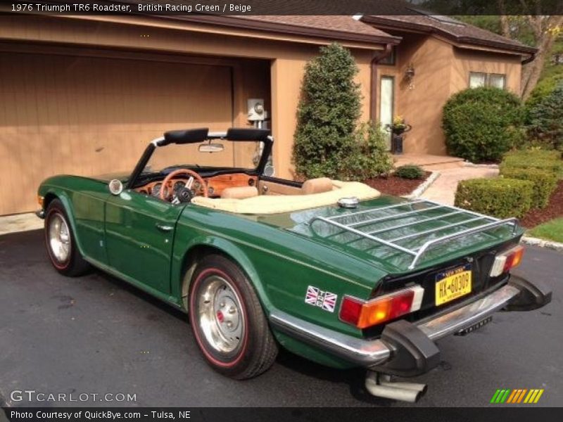 British Racing Green / Beige 1976 Triumph TR6 Roadster
