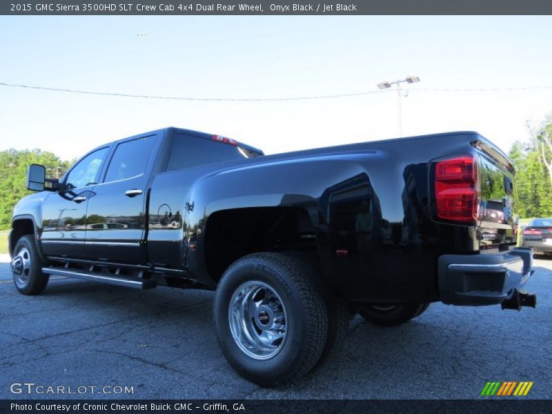  2015 Sierra 3500HD SLT Crew Cab 4x4 Dual Rear Wheel Onyx Black