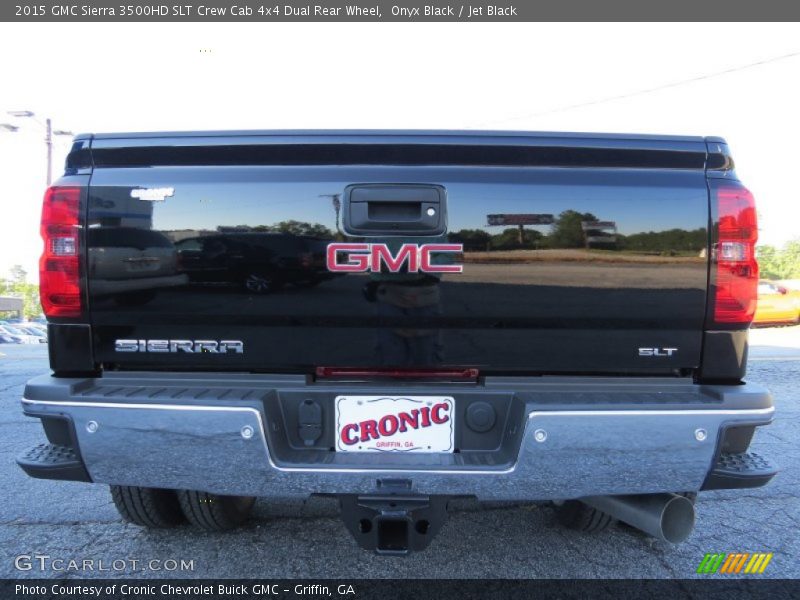 Onyx Black / Jet Black 2015 GMC Sierra 3500HD SLT Crew Cab 4x4 Dual Rear Wheel