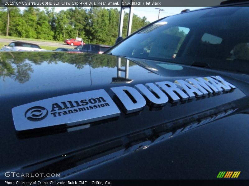 Onyx Black / Jet Black 2015 GMC Sierra 3500HD SLT Crew Cab 4x4 Dual Rear Wheel