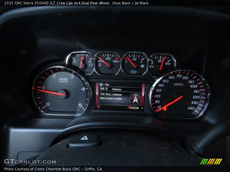  2015 Sierra 3500HD SLT Crew Cab 4x4 Dual Rear Wheel SLT Crew Cab 4x4 Dual Rear Wheel Gauges