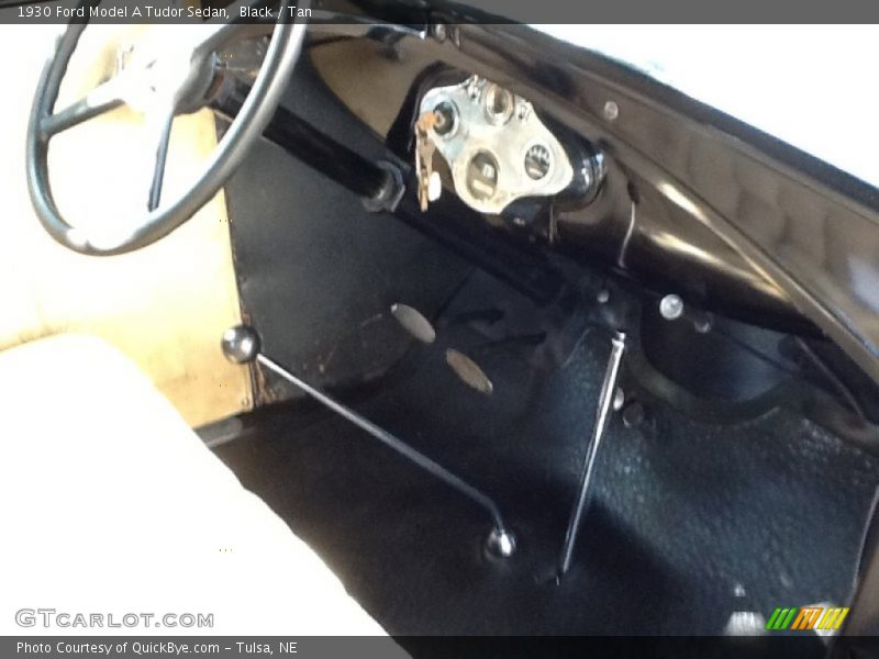 Dashboard of 1930 Model A Tudor Sedan