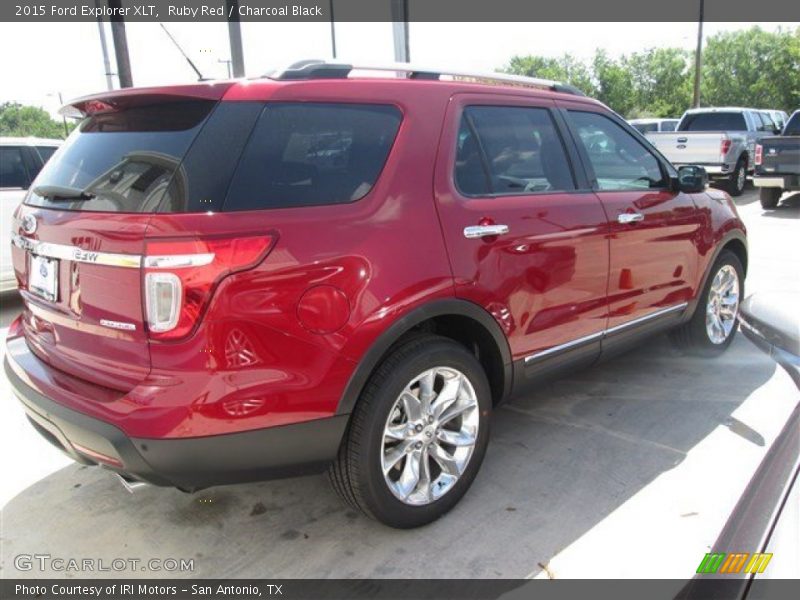 Ruby Red / Charcoal Black 2015 Ford Explorer XLT
