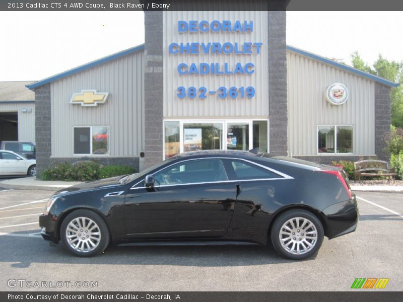Black Raven / Ebony 2013 Cadillac CTS 4 AWD Coupe