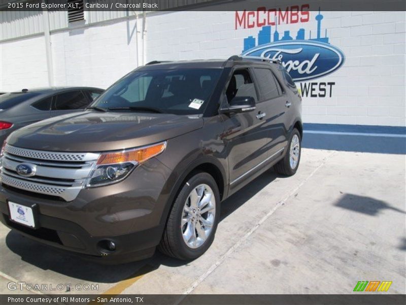 Caribou / Charcoal Black 2015 Ford Explorer XLT