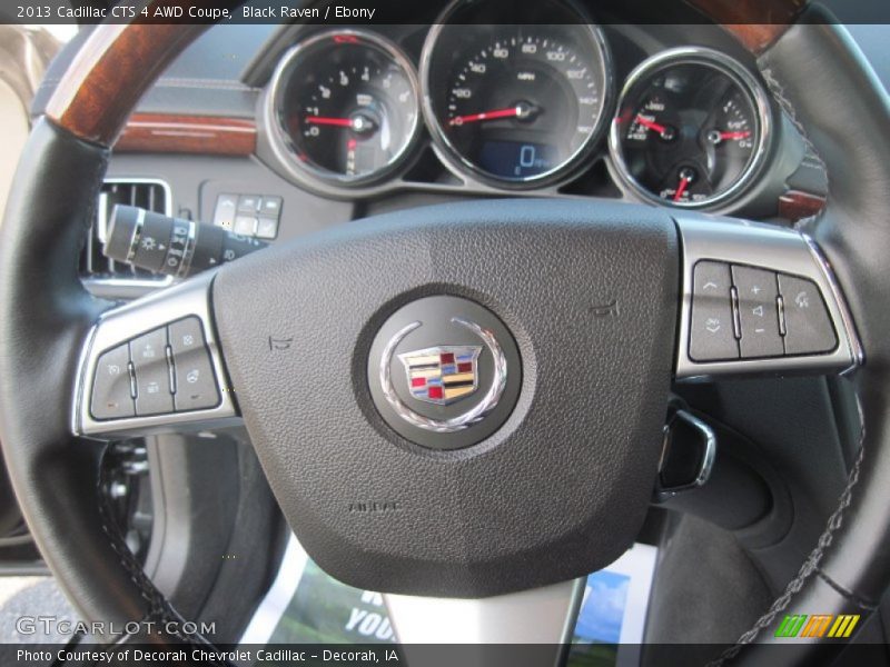 Black Raven / Ebony 2013 Cadillac CTS 4 AWD Coupe
