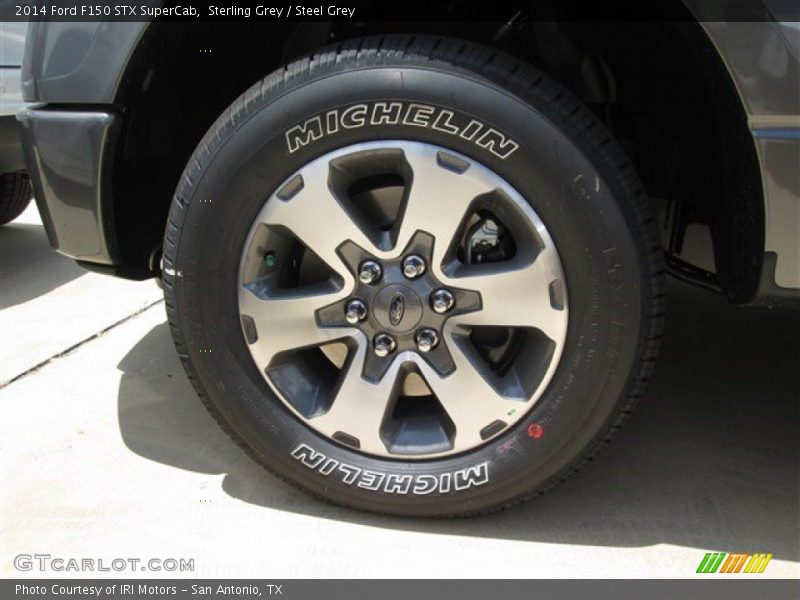 Sterling Grey / Steel Grey 2014 Ford F150 STX SuperCab