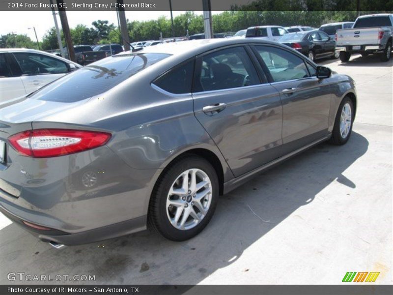 Sterling Gray / Charcoal Black 2014 Ford Fusion SE