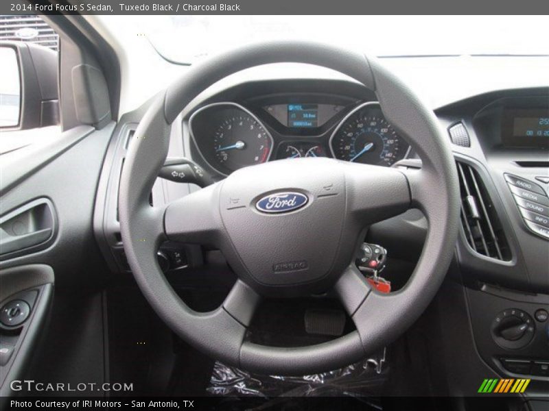 Tuxedo Black / Charcoal Black 2014 Ford Focus S Sedan