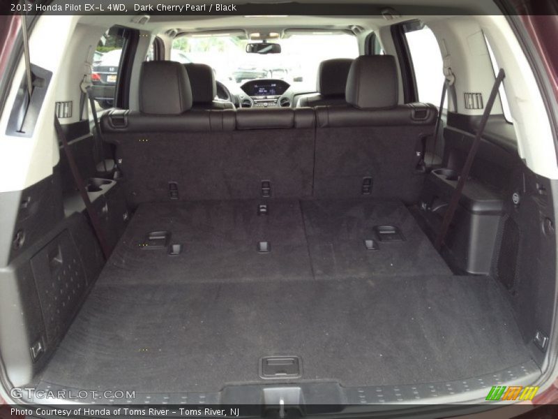 Dark Cherry Pearl / Black 2013 Honda Pilot EX-L 4WD