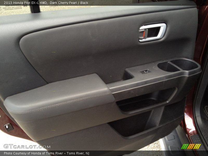 Dark Cherry Pearl / Black 2013 Honda Pilot EX-L 4WD