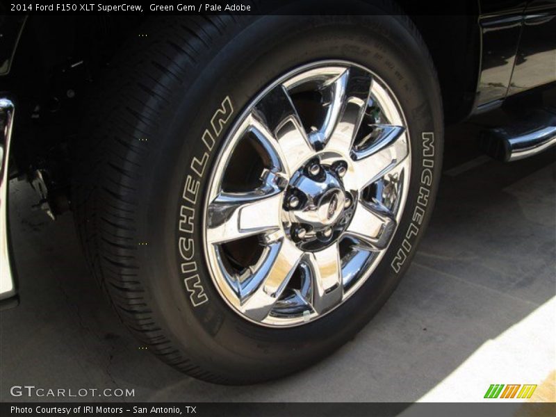 Green Gem / Pale Adobe 2014 Ford F150 XLT SuperCrew
