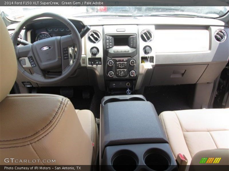 Green Gem / Pale Adobe 2014 Ford F150 XLT SuperCrew