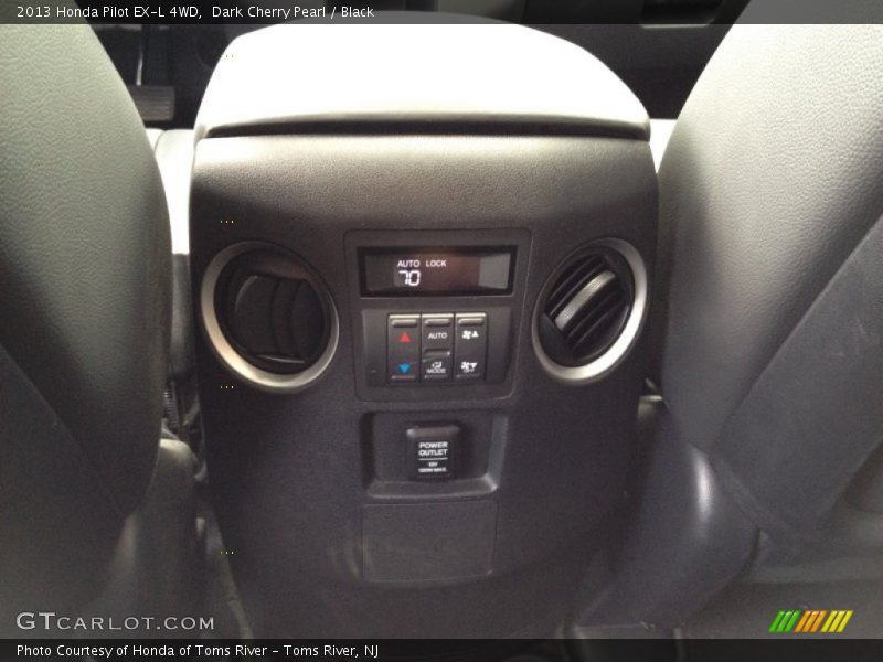 Dark Cherry Pearl / Black 2013 Honda Pilot EX-L 4WD