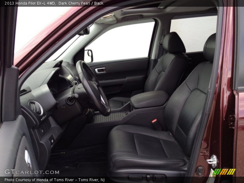 Dark Cherry Pearl / Black 2013 Honda Pilot EX-L 4WD