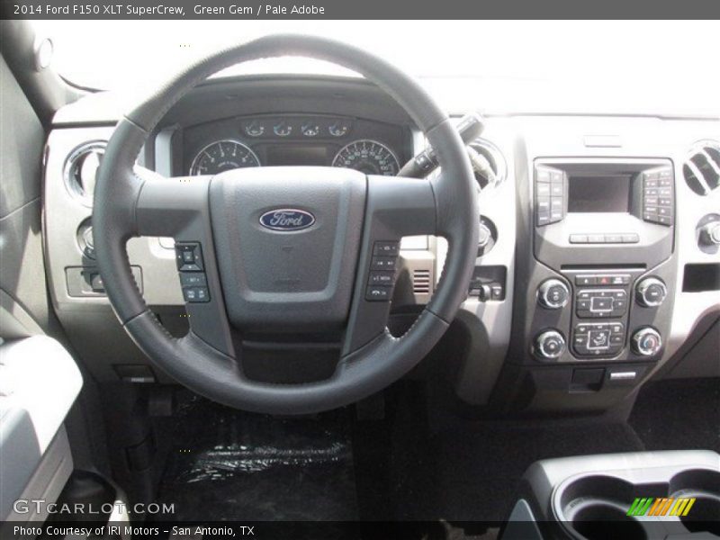 Green Gem / Pale Adobe 2014 Ford F150 XLT SuperCrew