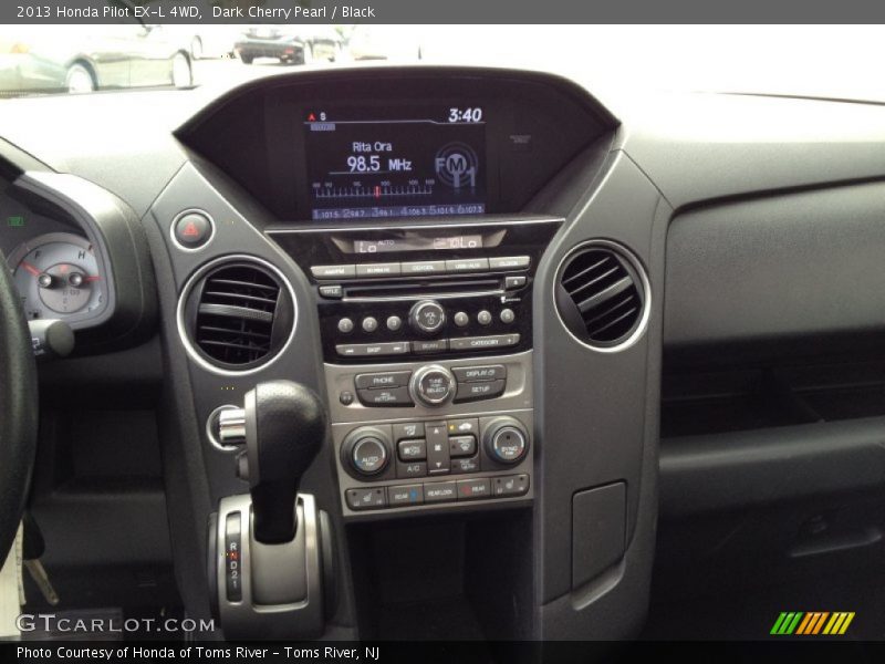Dark Cherry Pearl / Black 2013 Honda Pilot EX-L 4WD