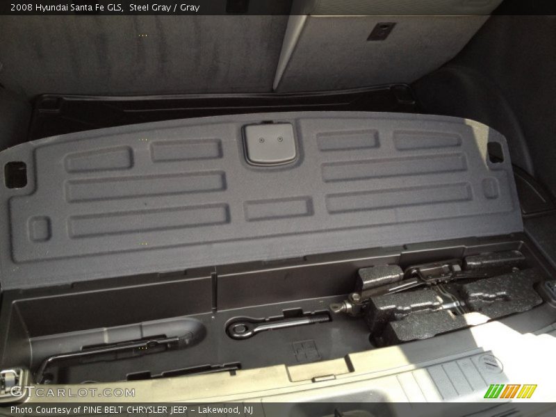 Steel Gray / Gray 2008 Hyundai Santa Fe GLS