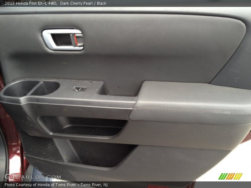 Dark Cherry Pearl / Black 2013 Honda Pilot EX-L 4WD