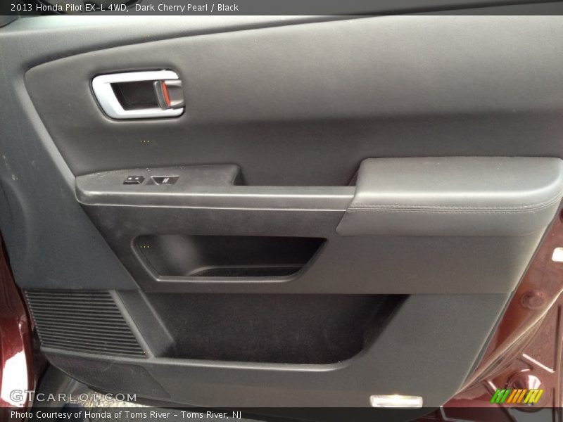 Dark Cherry Pearl / Black 2013 Honda Pilot EX-L 4WD