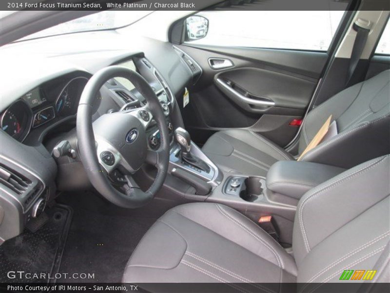 Charcoal Black Interior - 2014 Focus Titanium Sedan 