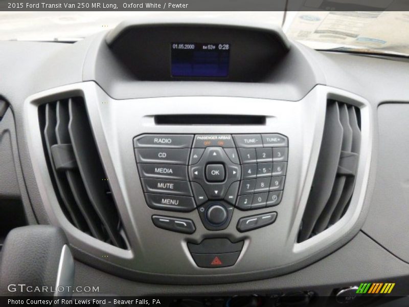 Controls of 2015 Transit Van 250 MR Long