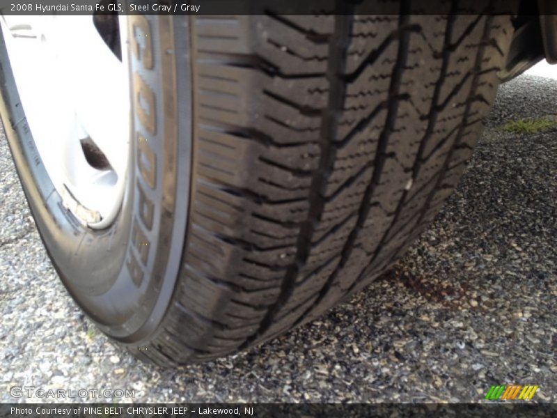 Steel Gray / Gray 2008 Hyundai Santa Fe GLS
