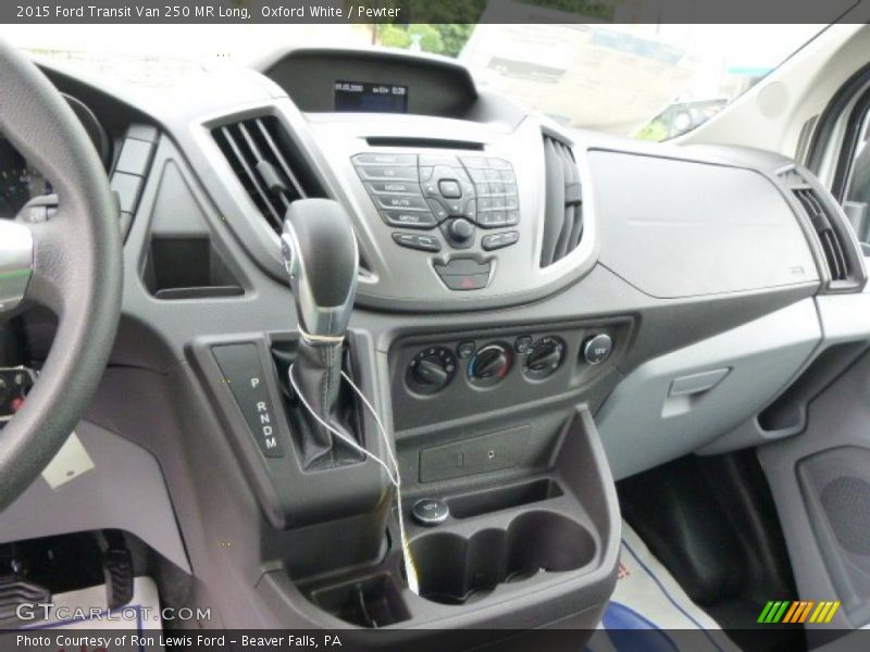 Oxford White / Pewter 2015 Ford Transit Van 250 MR Long