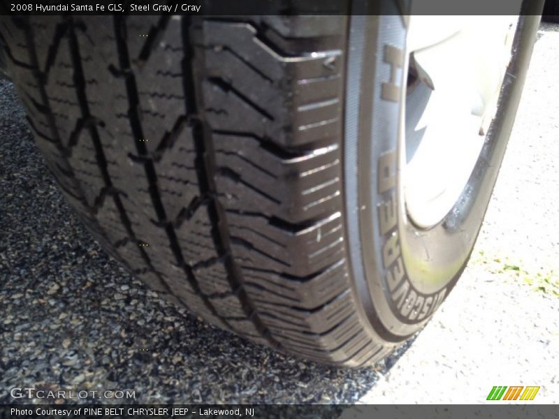 Steel Gray / Gray 2008 Hyundai Santa Fe GLS