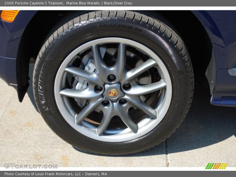 Marine Blue Metallic / Black/Steel Grey 2006 Porsche Cayenne S Titanium