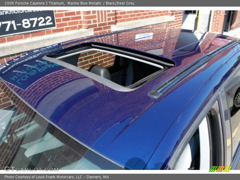 Marine Blue Metallic / Black/Steel Grey 2006 Porsche Cayenne S Titanium