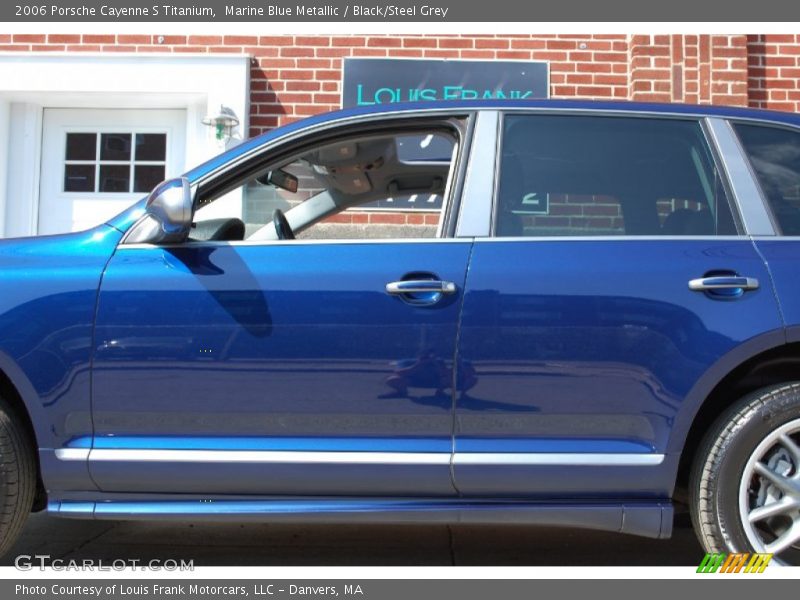 Marine Blue Metallic / Black/Steel Grey 2006 Porsche Cayenne S Titanium