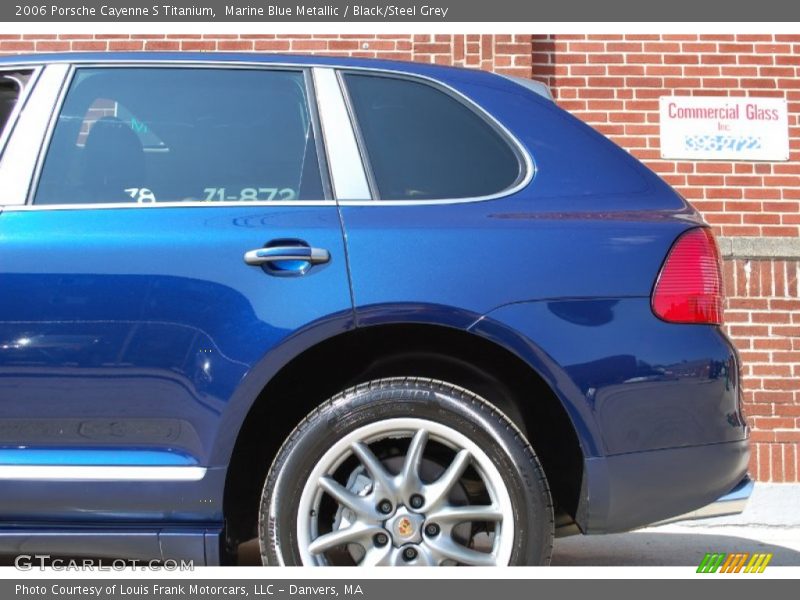 Marine Blue Metallic / Black/Steel Grey 2006 Porsche Cayenne S Titanium
