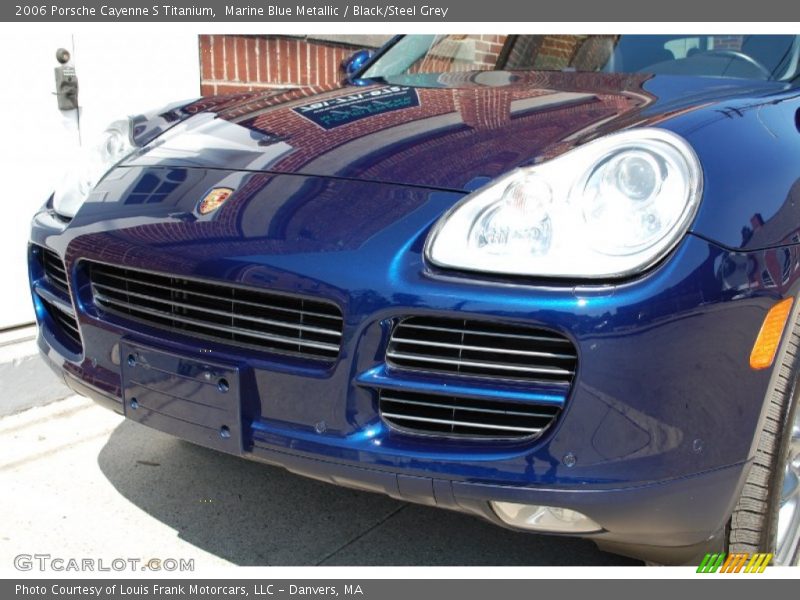 Marine Blue Metallic / Black/Steel Grey 2006 Porsche Cayenne S Titanium