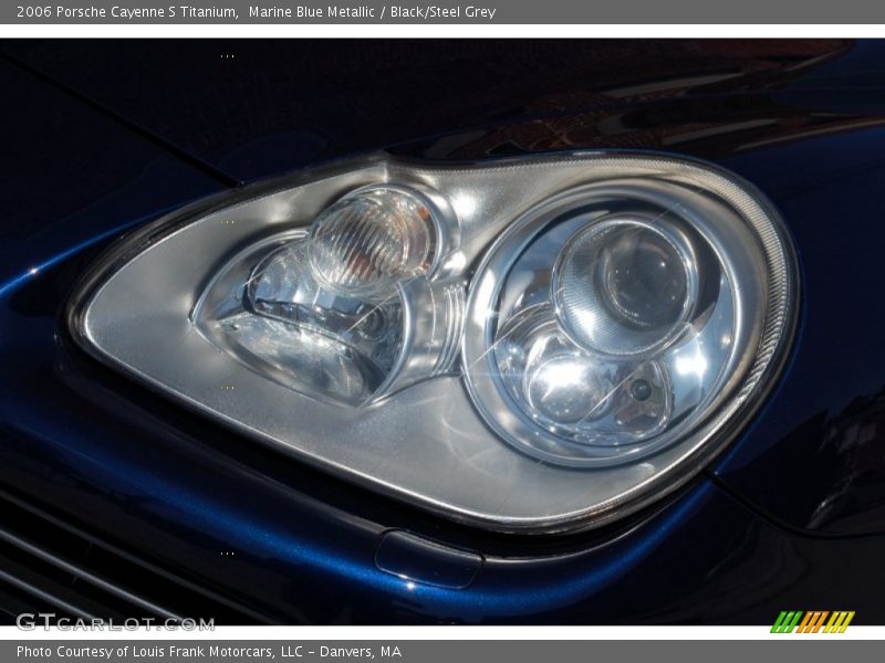 Marine Blue Metallic / Black/Steel Grey 2006 Porsche Cayenne S Titanium