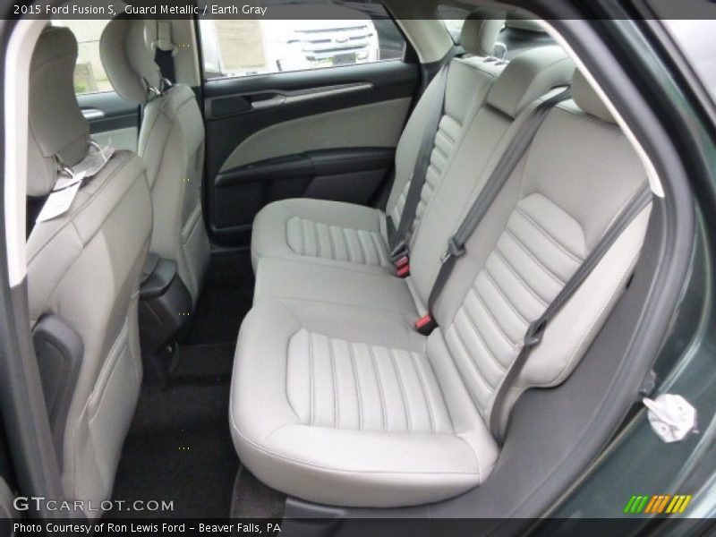 Rear Seat of 2015 Fusion S