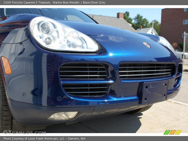 Marine Blue Metallic / Black/Steel Grey 2006 Porsche Cayenne S Titanium