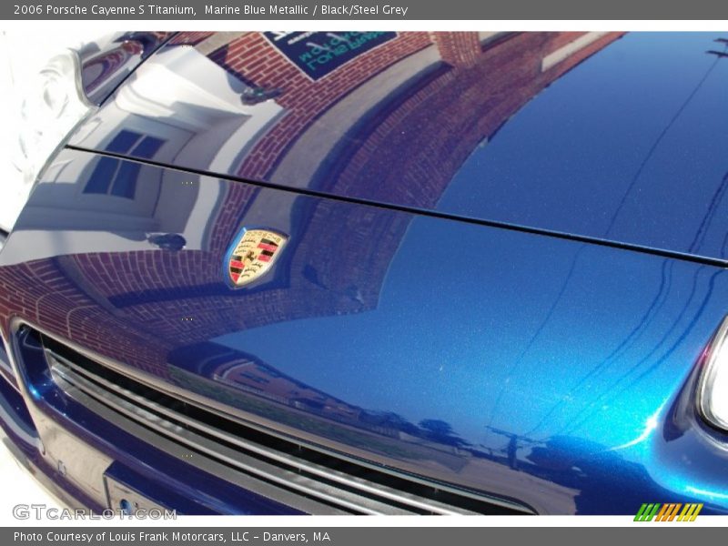 Marine Blue Metallic / Black/Steel Grey 2006 Porsche Cayenne S Titanium
