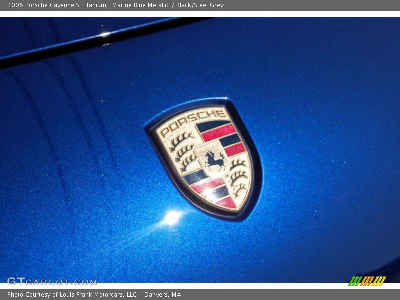 Marine Blue Metallic / Black/Steel Grey 2006 Porsche Cayenne S Titanium