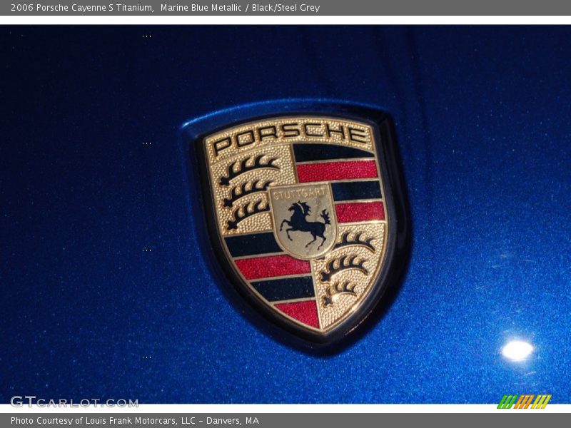 Marine Blue Metallic / Black/Steel Grey 2006 Porsche Cayenne S Titanium