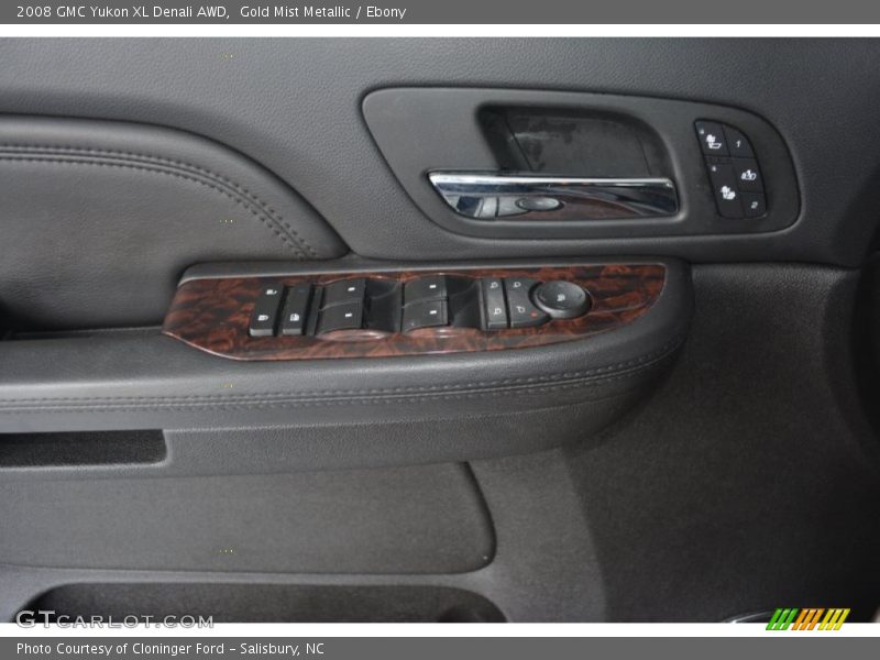 Gold Mist Metallic / Ebony 2008 GMC Yukon XL Denali AWD
