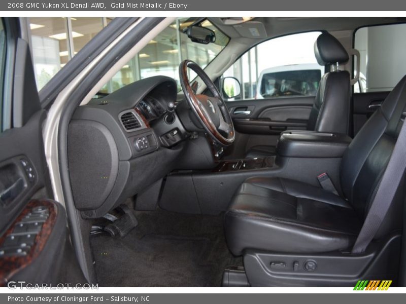 Gold Mist Metallic / Ebony 2008 GMC Yukon XL Denali AWD