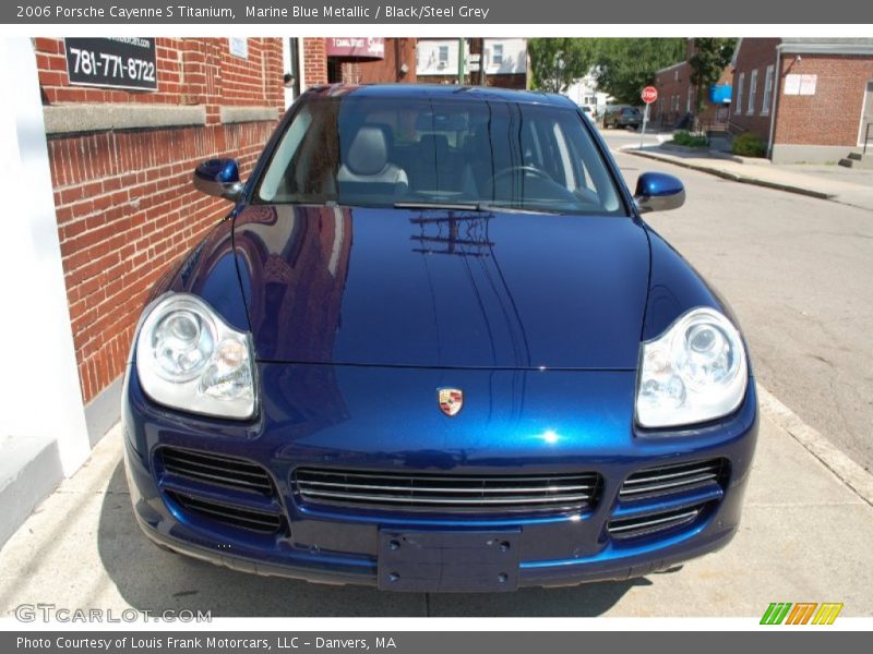 Marine Blue Metallic / Black/Steel Grey 2006 Porsche Cayenne S Titanium