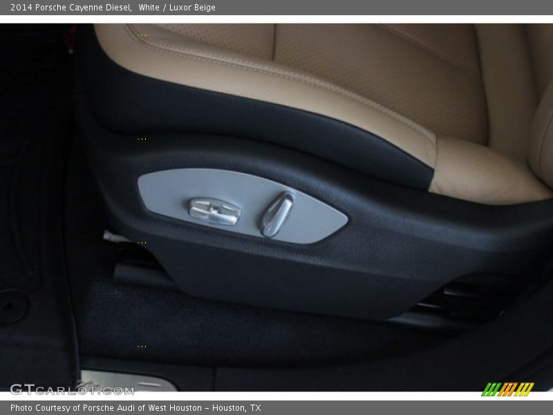 White / Luxor Beige 2014 Porsche Cayenne Diesel