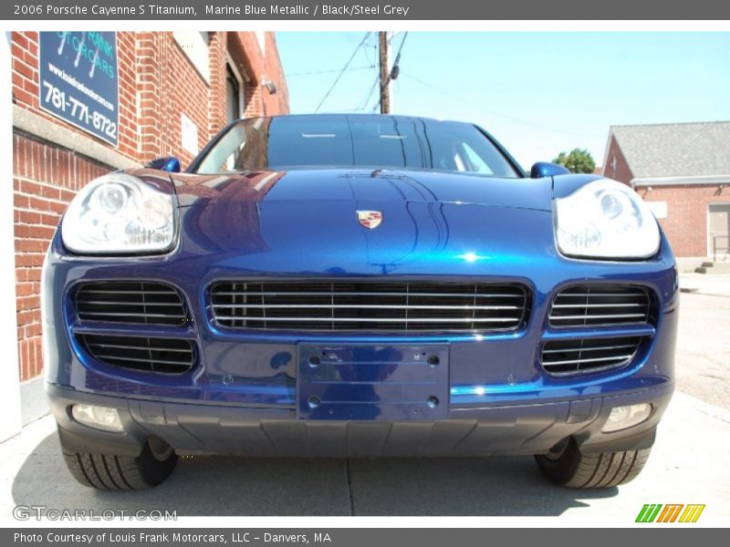 Marine Blue Metallic / Black/Steel Grey 2006 Porsche Cayenne S Titanium